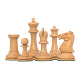 Walter Grimshaw 1854 Reproduced Staunton 3.5"  Boxwood/Ebony Chessmen